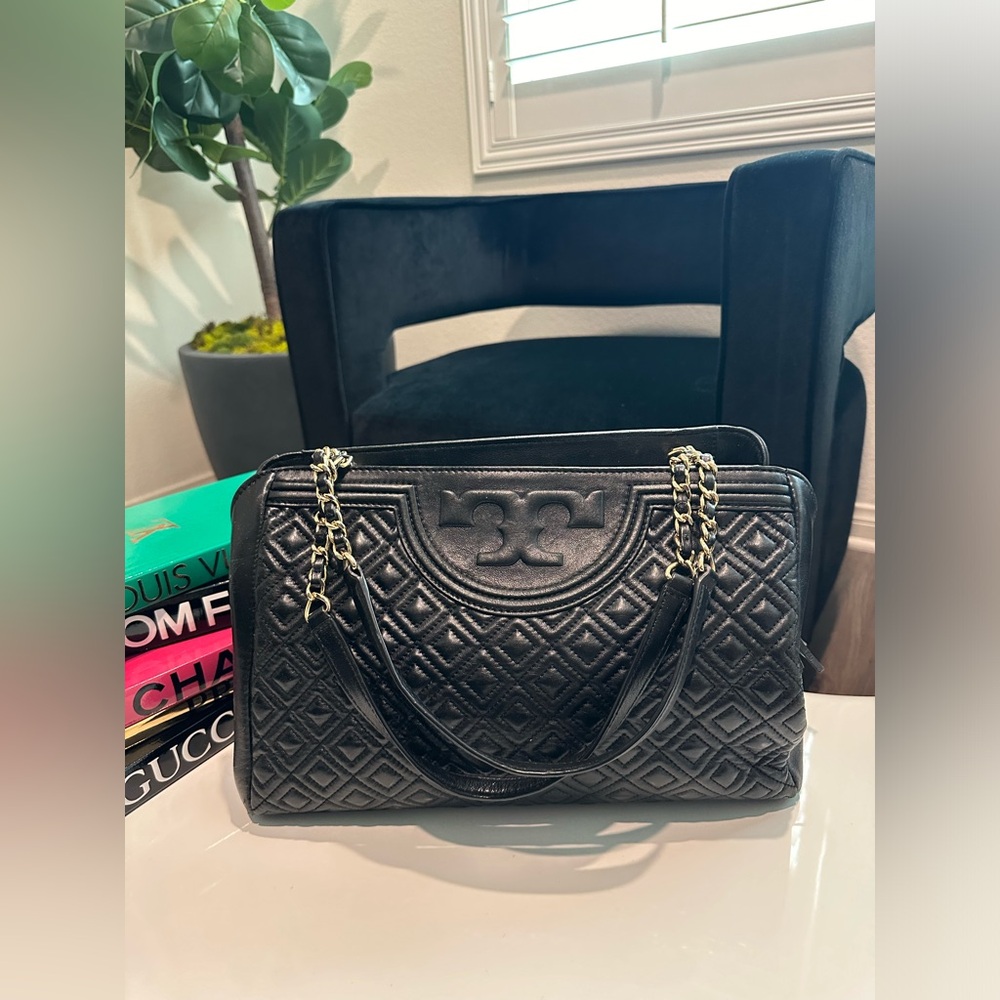 Tory Burch Black Fleming Shoulder Bag